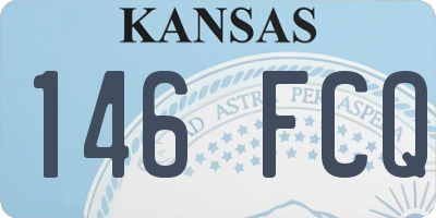 KS license plate 146FCQ