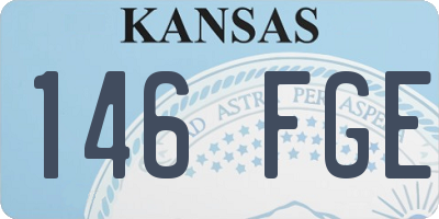 KS license plate 146FGE