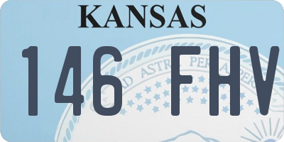 KS license plate 146FHV