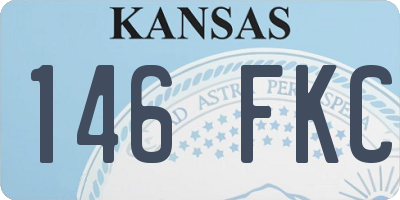KS license plate 146FKC
