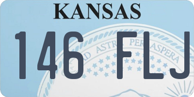 KS license plate 146FLJ