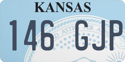 KS license plate 146GJP