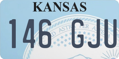 KS license plate 146GJU