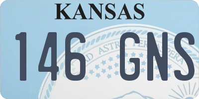 KS license plate 146GNS