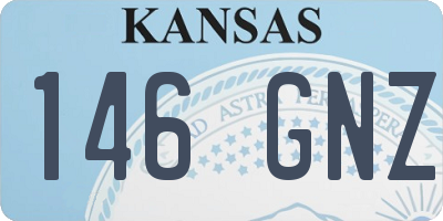 KS license plate 146GNZ