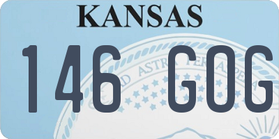 KS license plate 146GOG