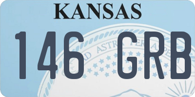 KS license plate 146GRB