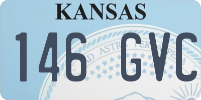 KS license plate 146GVC