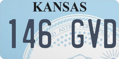 KS license plate 146GVD