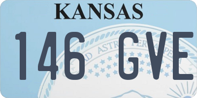 KS license plate 146GVE