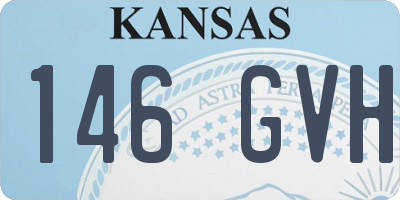 KS license plate 146GVH