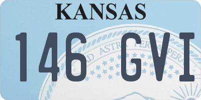 KS license plate 146GVI