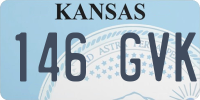 KS license plate 146GVK