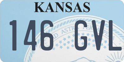 KS license plate 146GVL