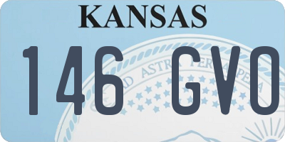 KS license plate 146GVO