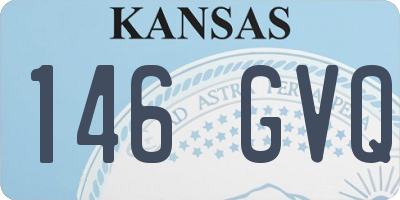 KS license plate 146GVQ
