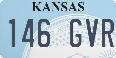 KS license plate 146GVR