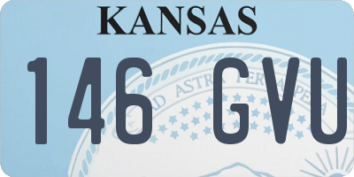 KS license plate 146GVU