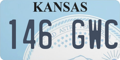 KS license plate 146GWC