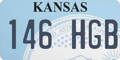 KS license plate 146HGB