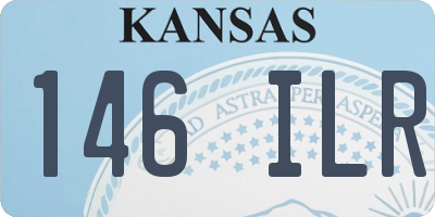 KS license plate 146ILR