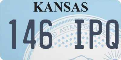 KS license plate 146IPQ