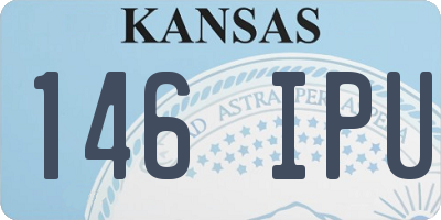 KS license plate 146IPU