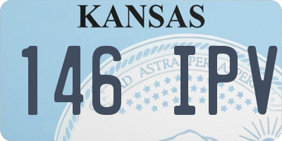 KS license plate 146IPV