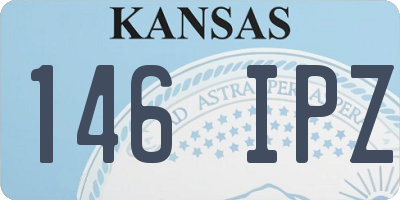 KS license plate 146IPZ