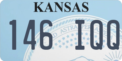 KS license plate 146IQQ