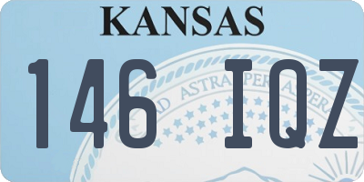 KS license plate 146IQZ