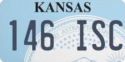 KS license plate 146ISC