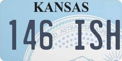 KS license plate 146ISH