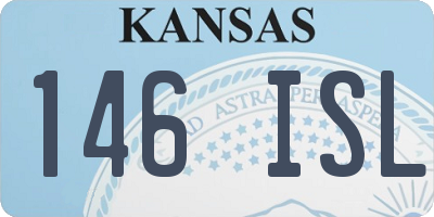 KS license plate 146ISL