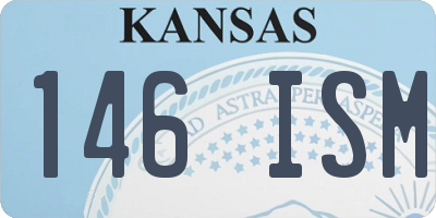 KS license plate 146ISM