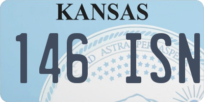 KS license plate 146ISN