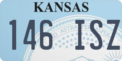 KS license plate 146ISZ