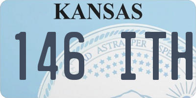 KS license plate 146ITH