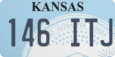 KS license plate 146ITJ