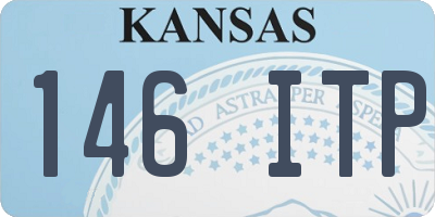 KS license plate 146ITP