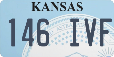 KS license plate 146IVF