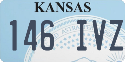 KS license plate 146IVZ