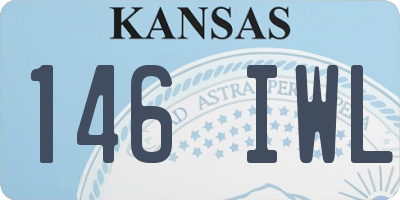 KS license plate 146IWL
