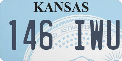 KS license plate 146IWU