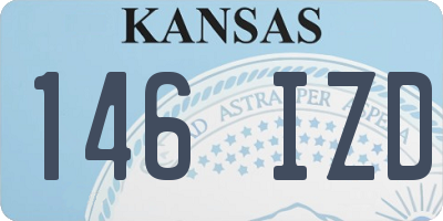 KS license plate 146IZD