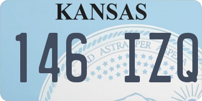 KS license plate 146IZQ