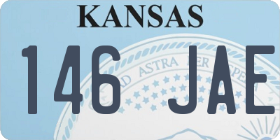 KS license plate 146JAE