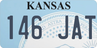 KS license plate 146JAT