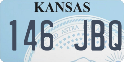 KS license plate 146JBQ