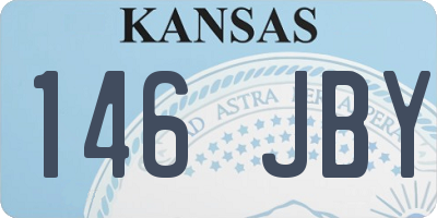 KS license plate 146JBY
